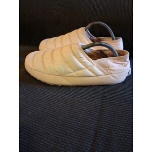 The North Face Womens Size 11 ThermoBall Traction Mules Slippers Pink Slip On
